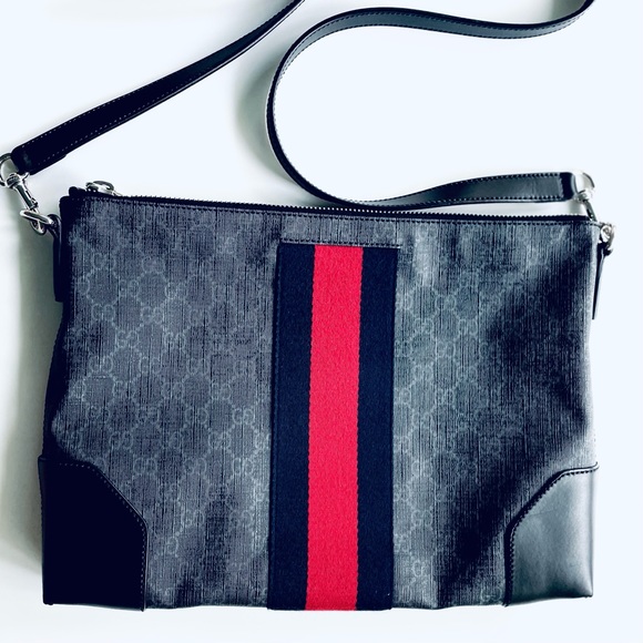 Gucci Messenger Bag, Unisex, LIKE NEW, GG Messenger black Bag with Strap, NICE💯 - Picture 9 of 16